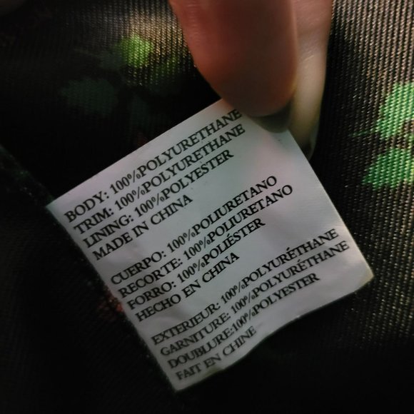 Betset Johnson Hearts Printed Pebble Zip Large Wristlet Black Makeup Case - Picture 11 of 11